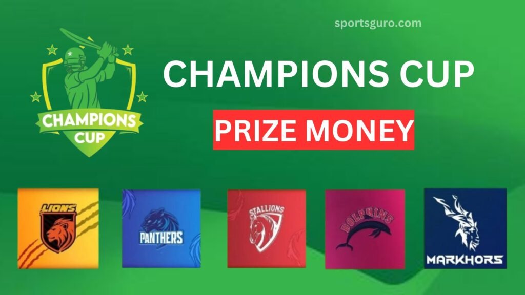 CHAMPIONS CUP PRIZE MONEY