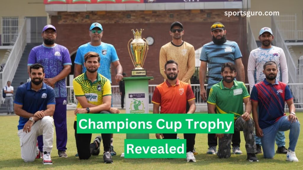 pakistan champions cup trophy revealed
