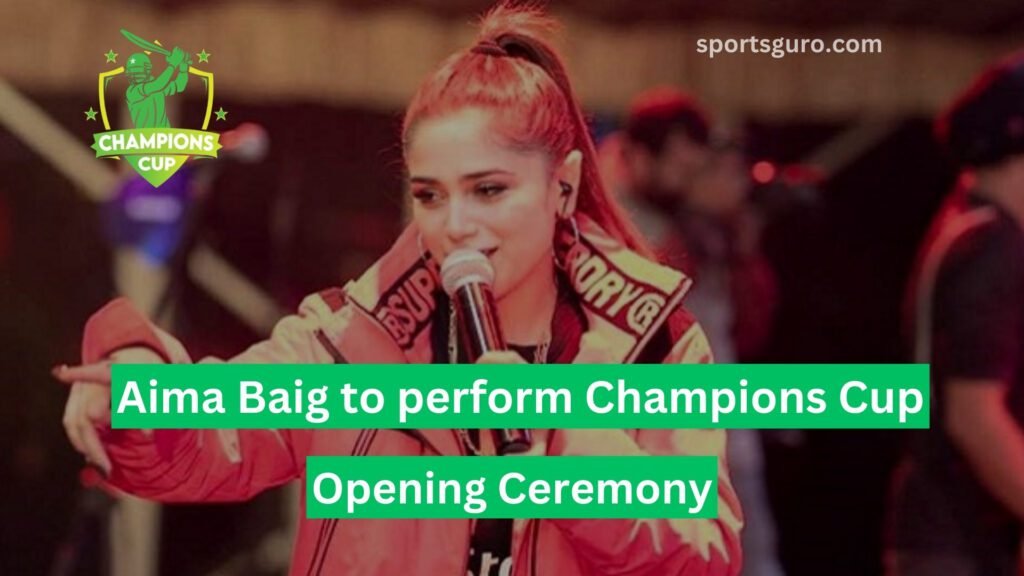 Aima Baig to Perform at the Pakistan Champions Cup 2024-25 Opening Ceremony