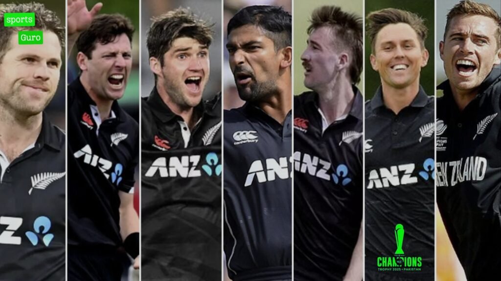 Bowling Line-Up New Zealand Squad For ICC Champions Trophy 2025