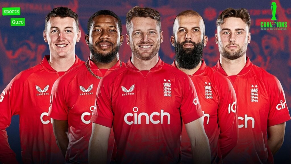 England Squad for ICC Champions Trophy 2025